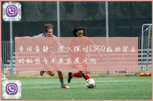 专访黄静：深入探讨CSGO成功背后的秘密与未来发展方向